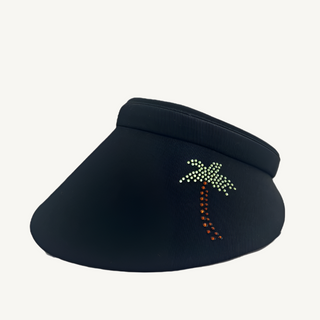 Bridgitte Visor with Crystal Palm Tree - Multicolor - dolly mama boutique