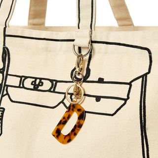 Letter Monogram Bag Charms - dolly mama boutique