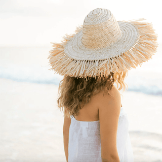 Moroccan Fringe Straw Hat - dolly mama boutique