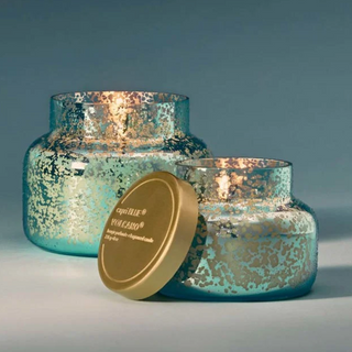 Volcano Aqua Opaline Candle - dolly mama boutique