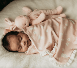 Bloom Receiving Blanket - dolly mama boutique