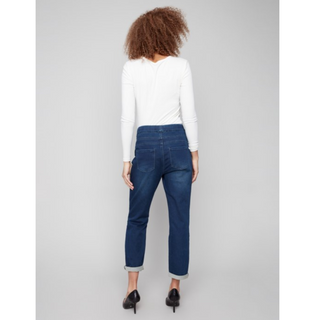 Knit Denim Jogger Pant - dolly mama boutique