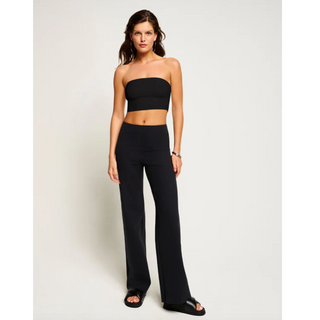 Neoprene Wide-Leg Pants - dolly mama boutique