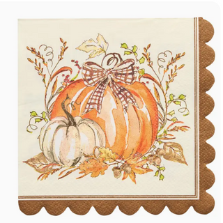 Turkey & Gourd Paper Napkins - dolly mama boutique