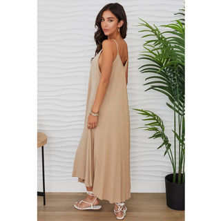 Silky Slip Maxi Dress