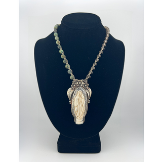 Lady Guadalupe Pendant Necklace - dolly mama boutique