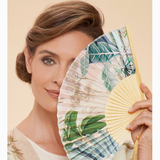 Satin Fan - dolly mama boutique