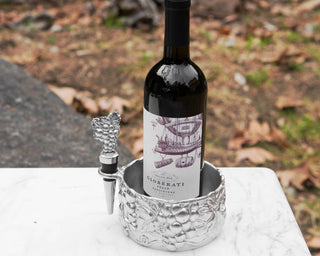 Grape Wine Caddy and Stopper Set - dolly mama boutique