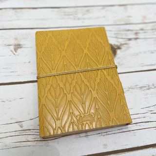 Blush Leather Journal - dolly mama boutique