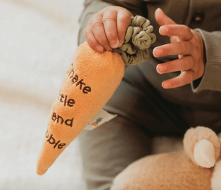 Carrot Rattle - dolly mama boutique