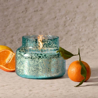 Volcano Aqua Opaline Candle - dolly mama boutique
