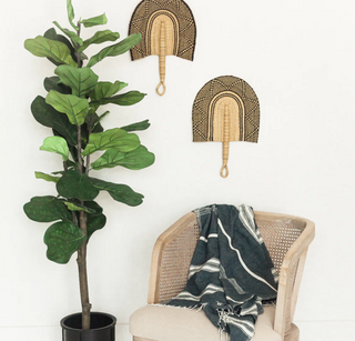 Ashanti Bolga Wall Fan - dolly mama boutique
