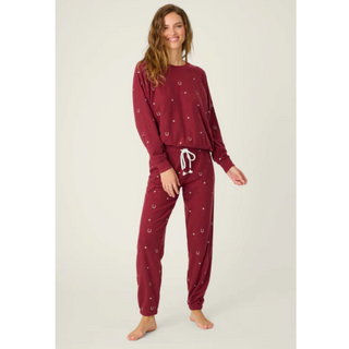 Hold Your Horses Embroidered Lounge Pant - dolly mama boutique