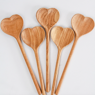 Heart Wood Spoon - dolly mama boutique