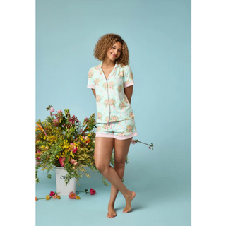 Adrian Floral Pajama Set - dolly mama boutique