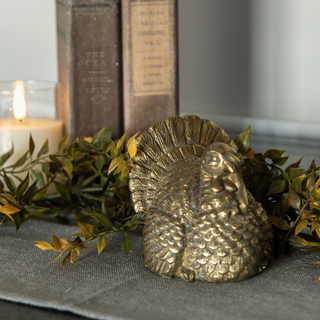 Gold Turkey Statuette - dolly mama boutique