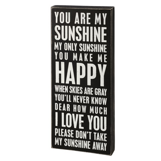 Box Sign "You Are My Sunshine" - dolly mama boutique