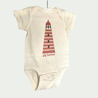 Baby Bodysuit - Light House - dolly mama boutique
