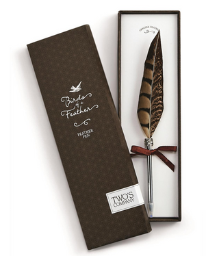 Vintage Feather Pen - dolly mama boutique