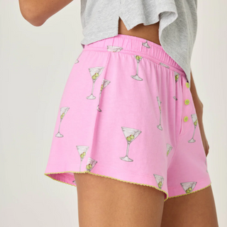 Playful Print Pajama Shorts - dolly mama boutique