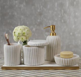 Marble Soap Dispenser - dolly mama boutique