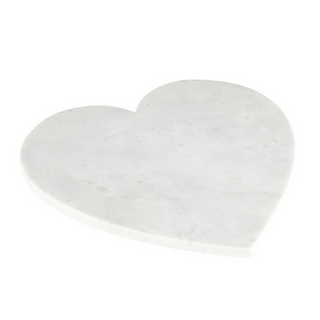 White Marble Heart Board - dolly mama boutique
