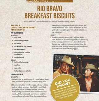 "The John Wayne Cast Iron Cookbook" - dolly mama boutique