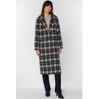 Myrtle Plaid Coat - dolly mama boutique