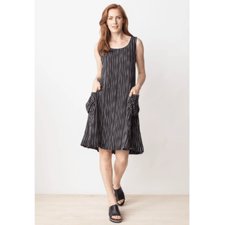 Artist Dress - Striped - dolly mama boutique