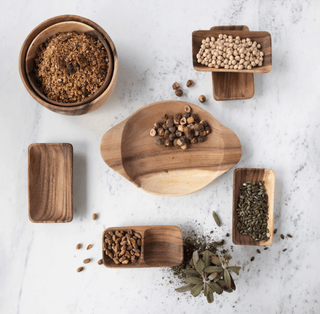 Acacia Wood Bowls - dolly mama boutique