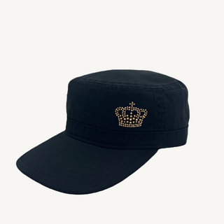 Cameron Hat with Crystal Crown - dolly mama boutique