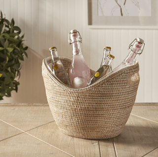 Burma Rattan Beverage Tub - dolly mama boutique