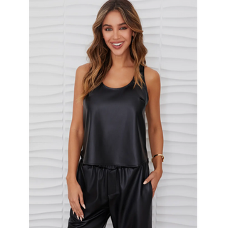 Vegan Leather Tank