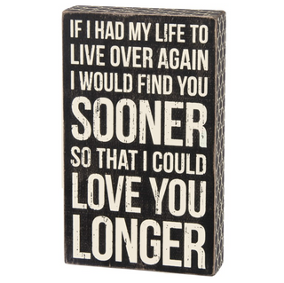 Love You Longer Box Sign - dolly mama boutique