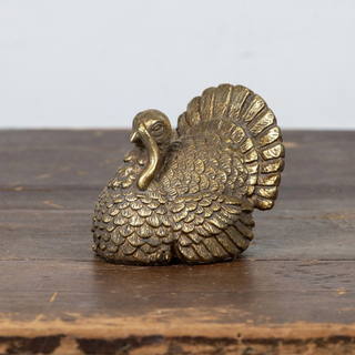 Gold Turkey Statuette - dolly mama boutique