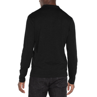 Men's Long-Sleeve Polo Sweater - dolly mama boutique