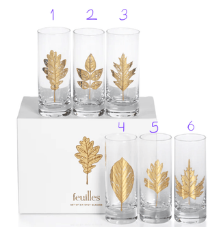 Leaf Shot Glass - dolly mama boutique
