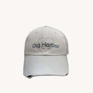 Carina Crystal "Gig Harbor" Trucker Cap - dolly mama boutique
