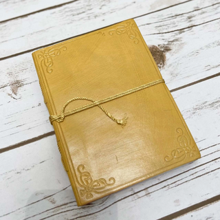 Blush Leather Journal - dolly mama boutique