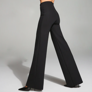 Neoprene Wide-Leg Pants - dolly mama boutique