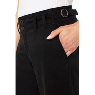 Hi-Rise Cinch Waist Wide-Leg Pant - dolly mama boutique