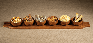 Redwood Teak Tray - dolly mama boutique