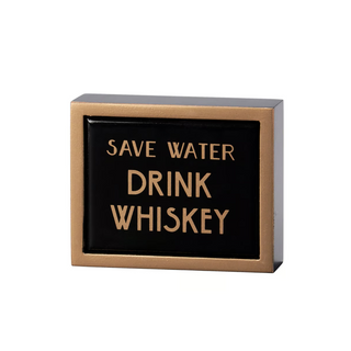 "Save Water" Framed Sign - dolly mama boutique