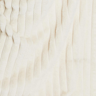 Faux Fur Throw - White - dolly mama boutique