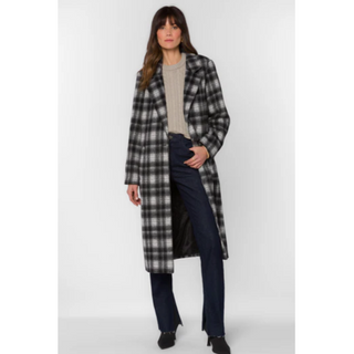 Myrtle Plaid Coat - dolly mama boutique