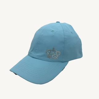 Kim High-Pony Cap with Crystal Crown - dolly mama boutique