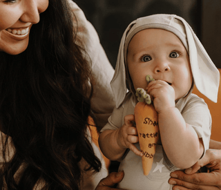 Carrot Rattle - dolly mama boutique