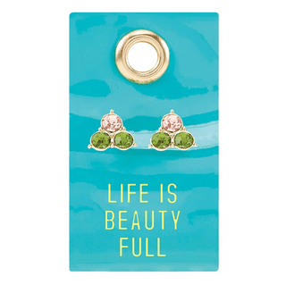Gemstone Earring/Beauty G5344 - dolly mama boutique