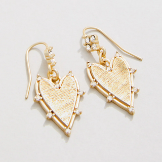 Noble Heart Earrings - dolly mama boutique