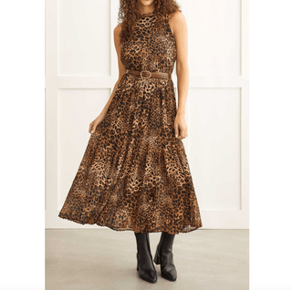Leopard Maxi Dress - dolly mama boutique